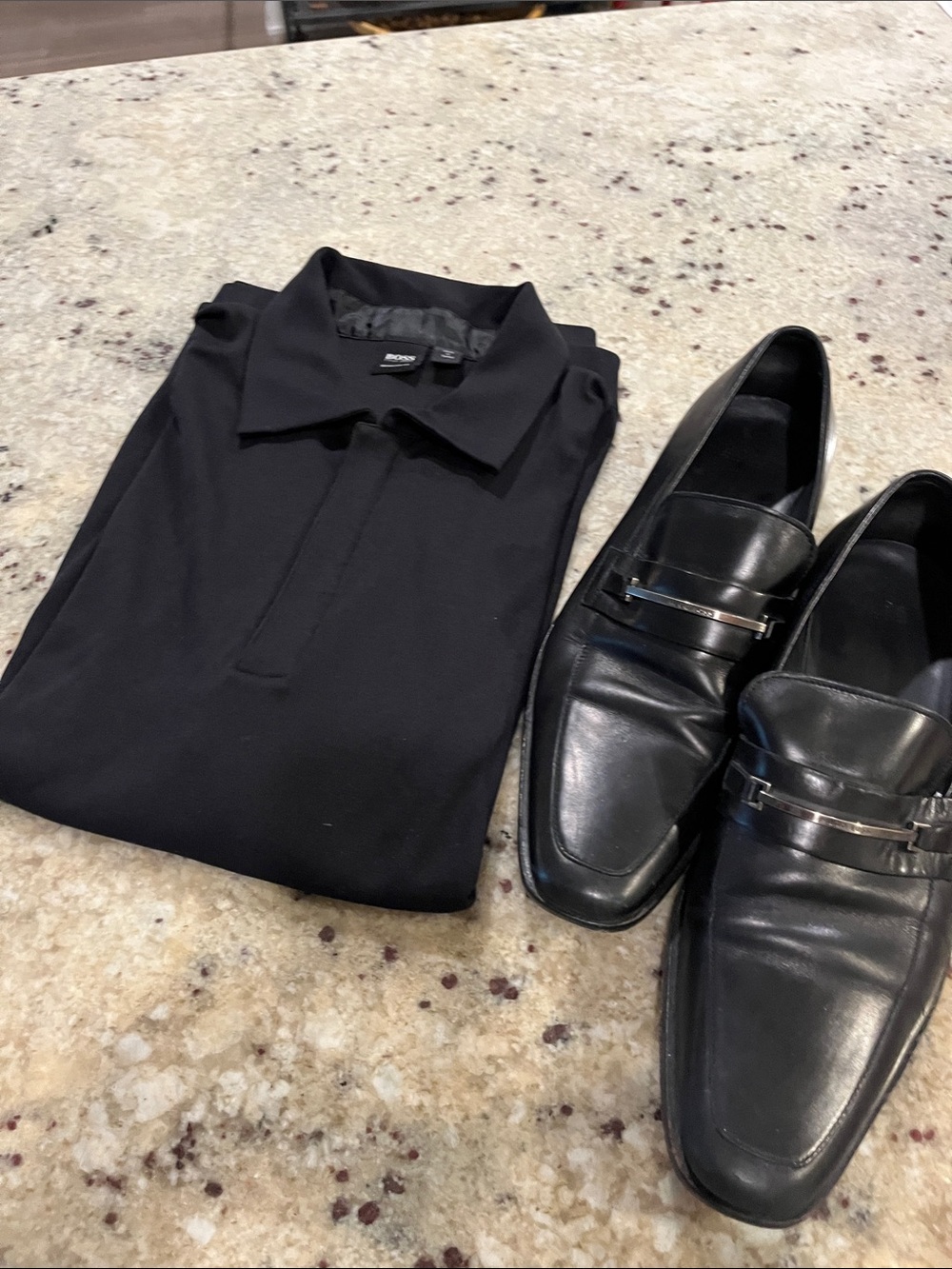 Hugo boss shoes & polo shirt